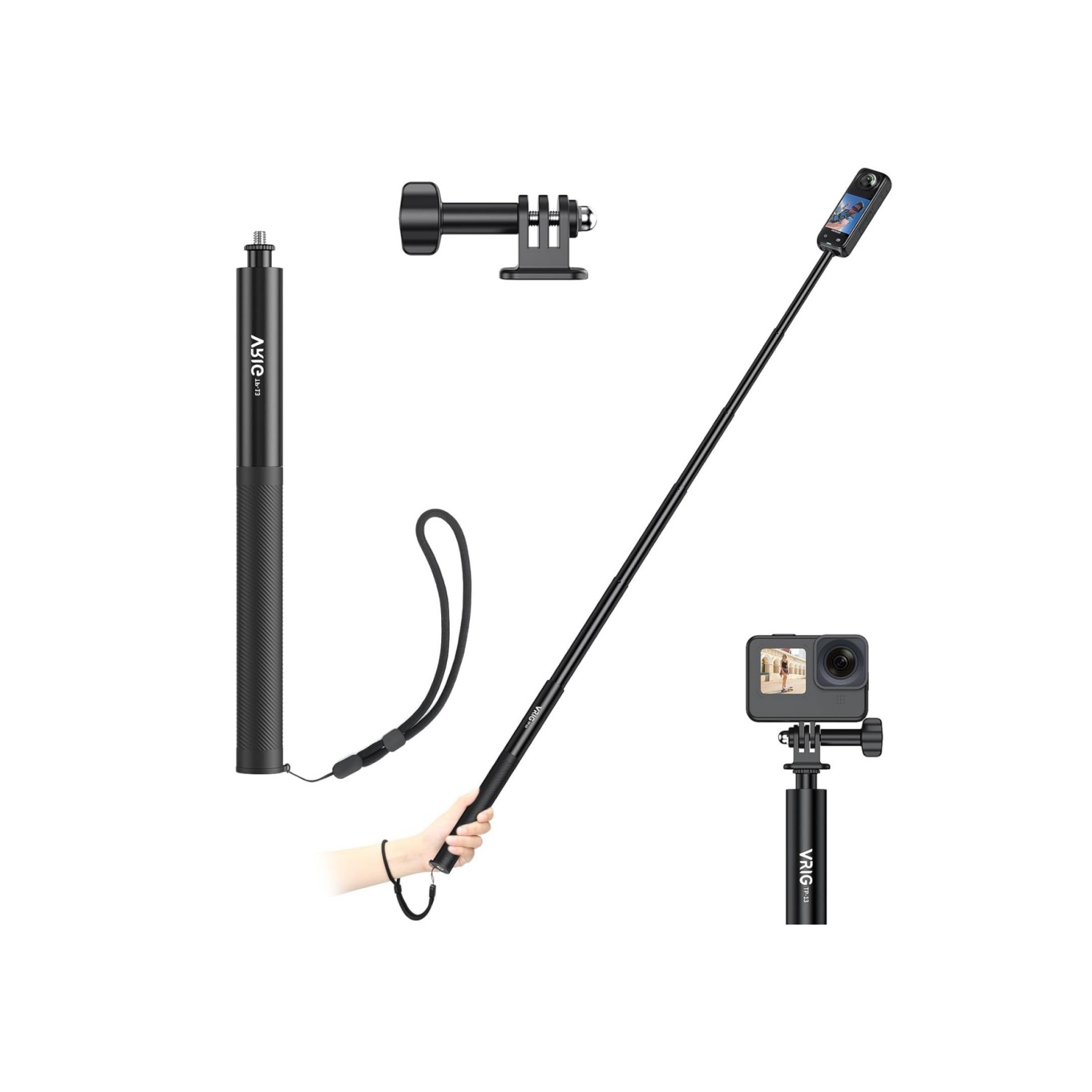 53 inches Invisible Selfie Stick11