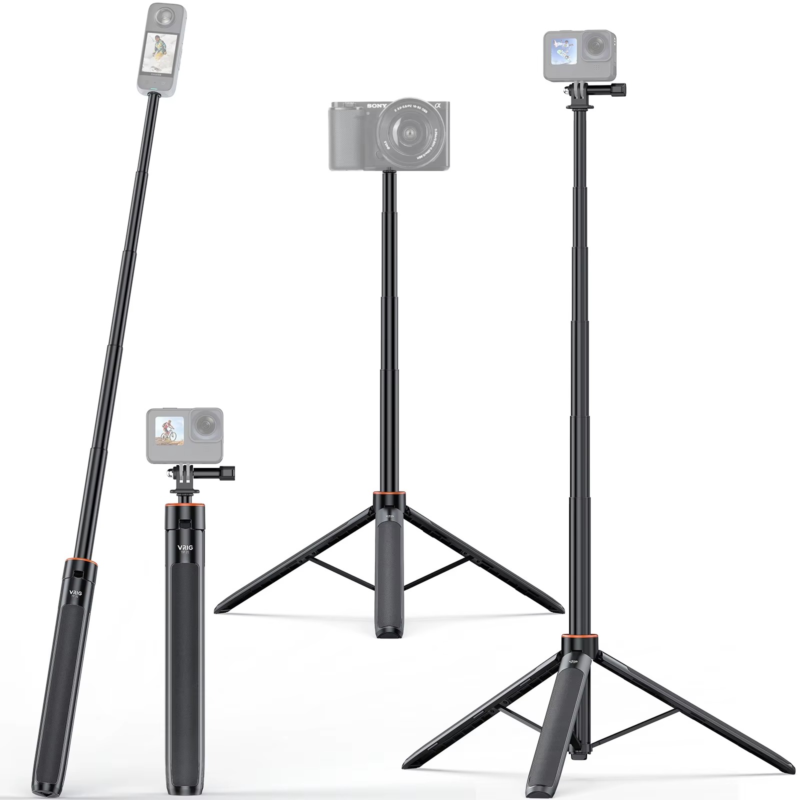 54inch Extendable Selfie Stick Tripod factory1
