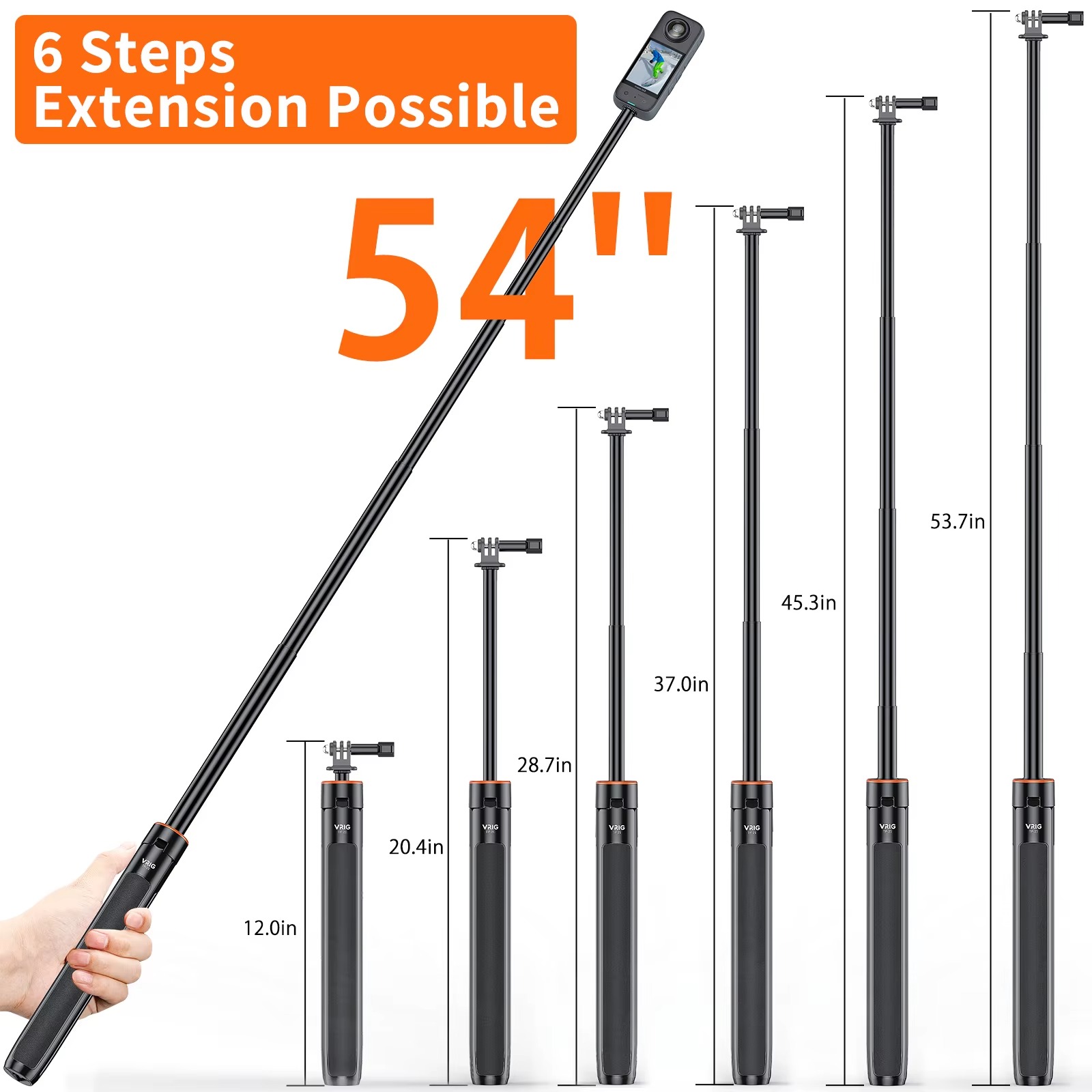 54inch Extendable Selfie Stick Tripod factory2