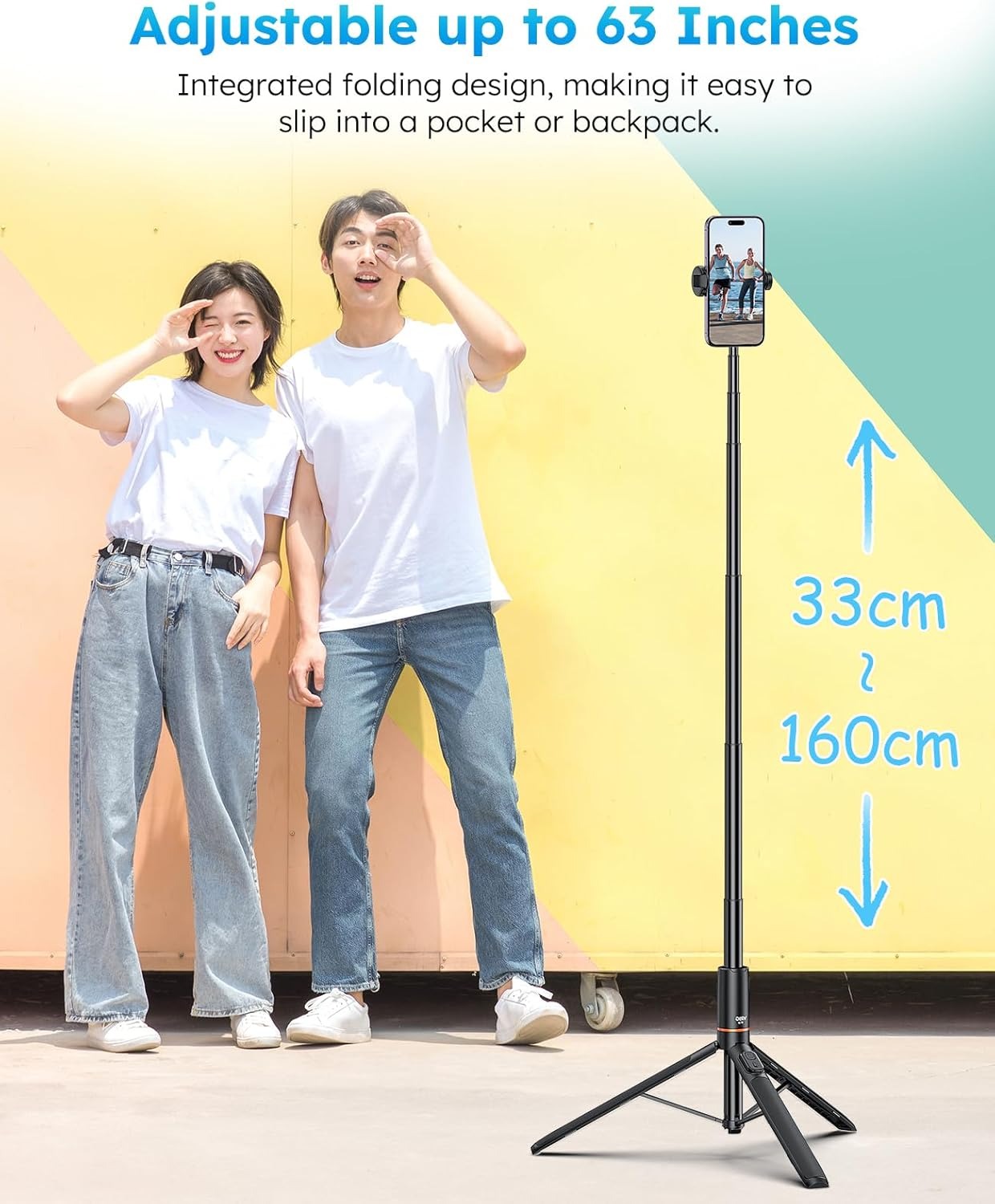 Bluetooth Selfie Stick Tripod 3