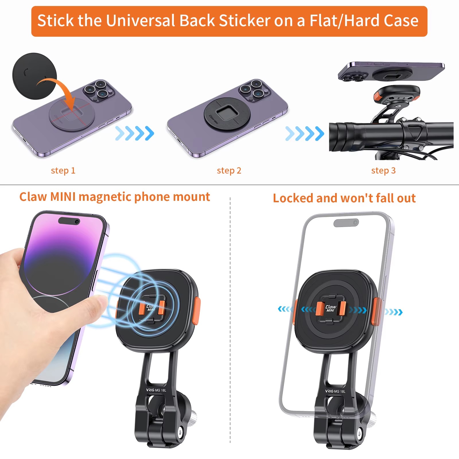 Claw Mini Magnetic Phone Mount Wholesale-Manufacturer4