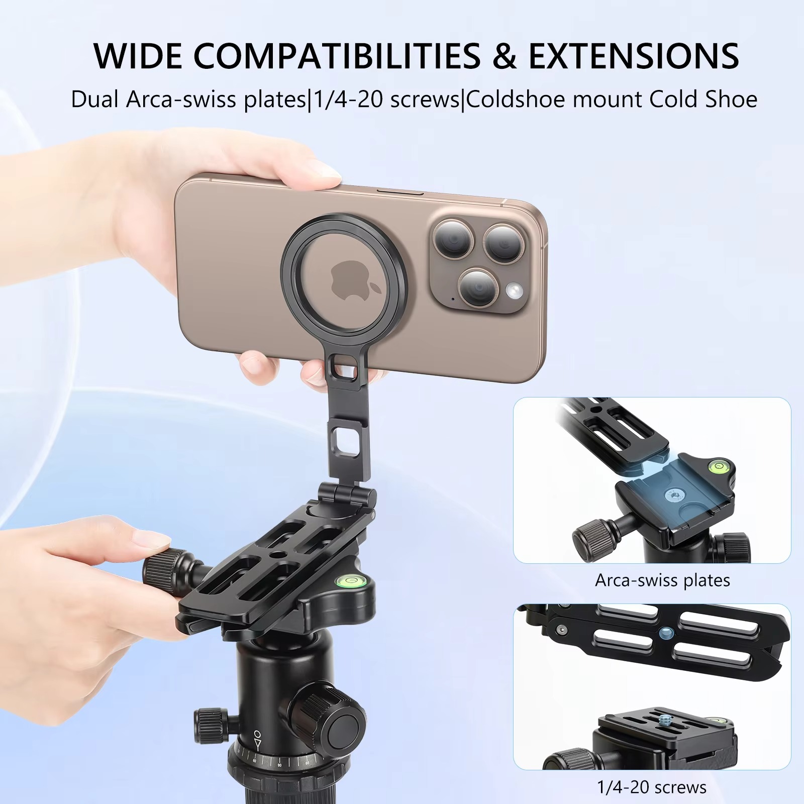 Foldable MagSafe Tripod Mount4
