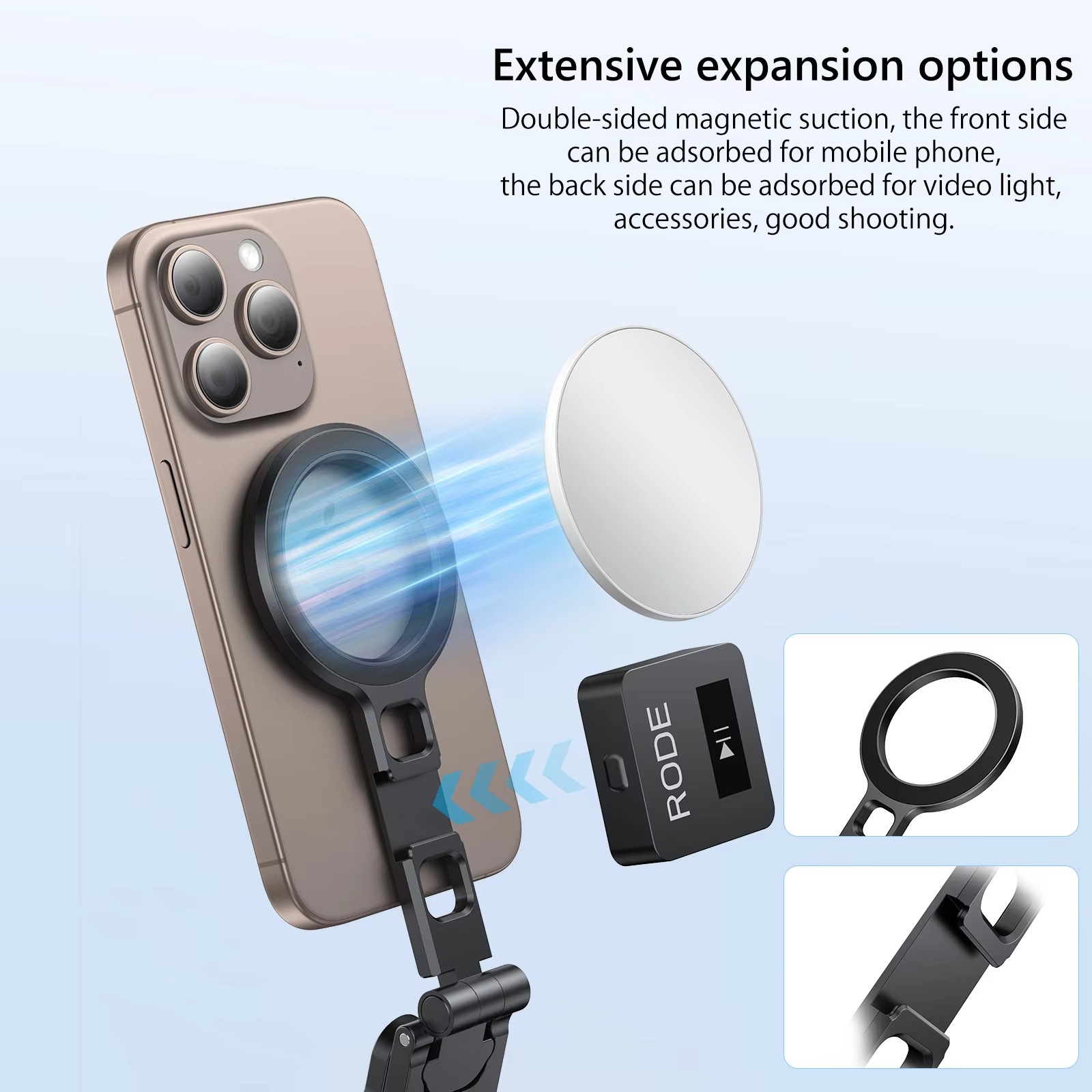 Foldable MagSafe Tripod Mount5