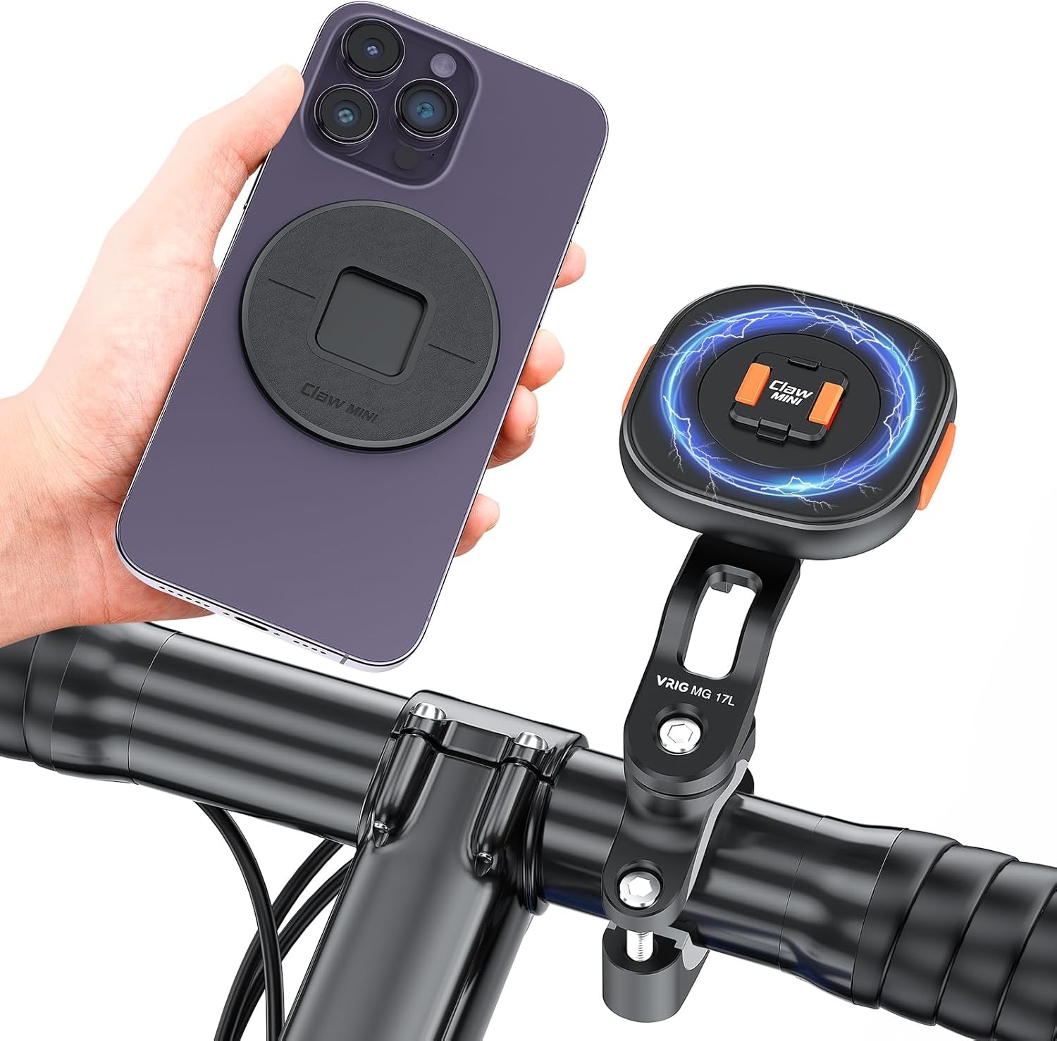 MG17L Claw Mini Magnetic Phone Mount1