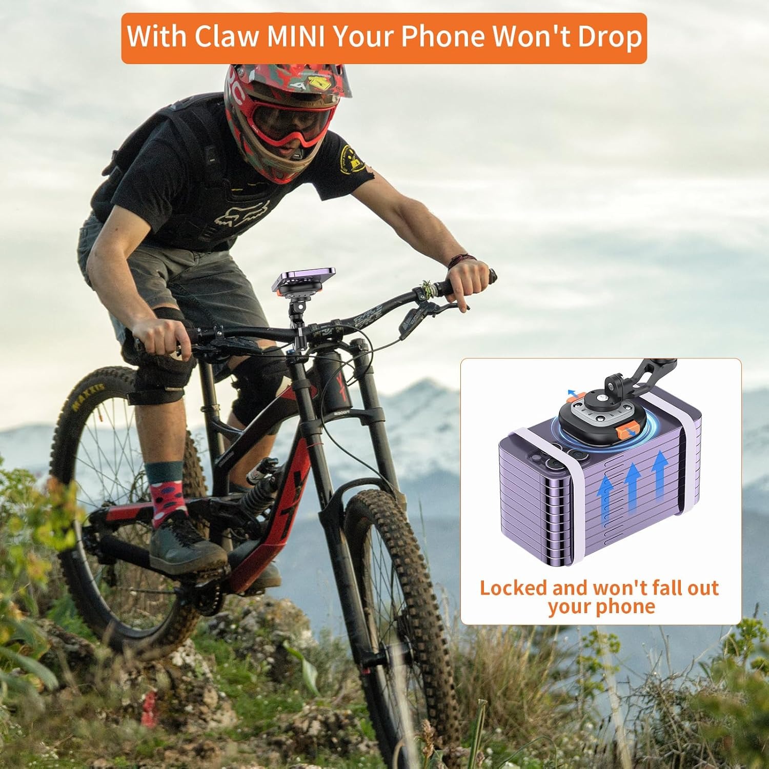MG17L Claw Mini Magnetic Phone Mount6