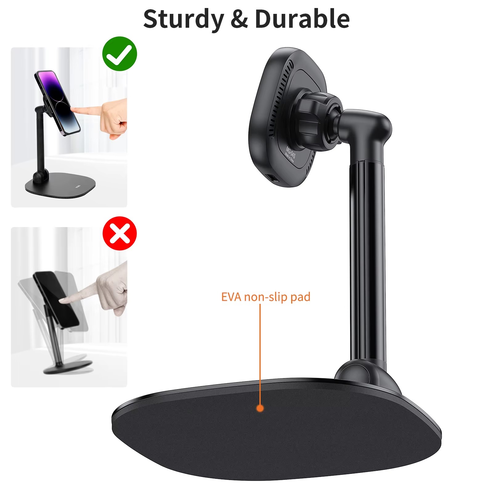 Magnetic Desk Phone Stand for Office or Home5
