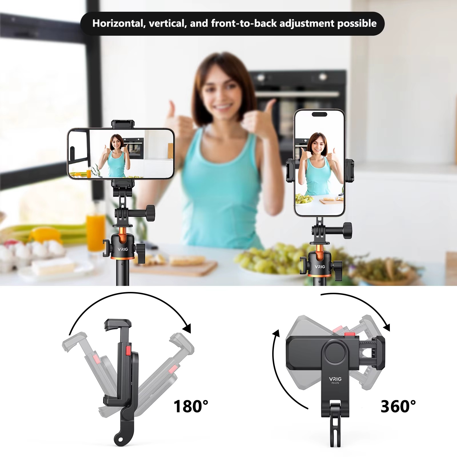 Universal Phone Holder & Hot Shoe Mount Adapter Kit3