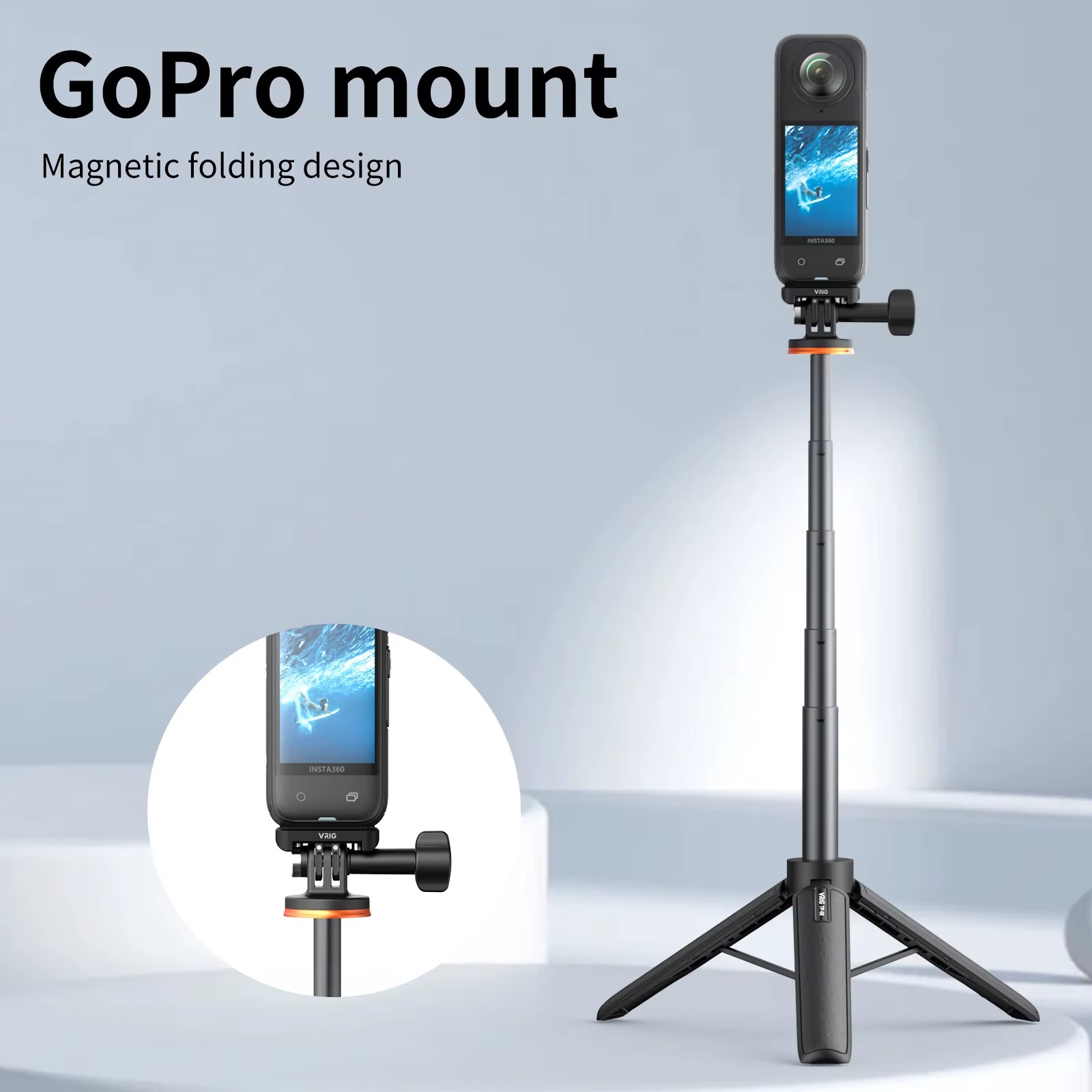 VRIG AC18 マグネットクイックリリース三脚マウント4