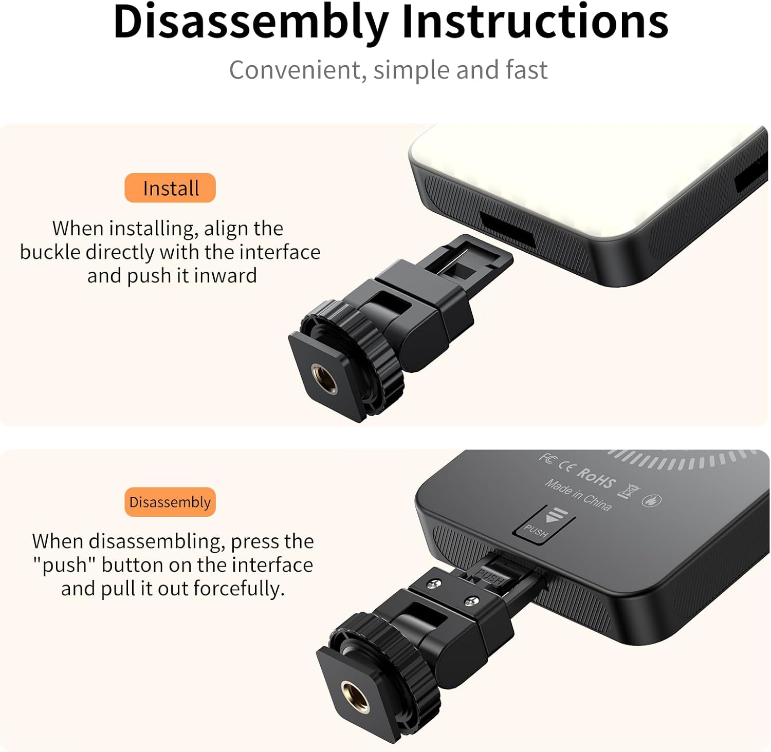 VRIG FD-128 Black Magnetic Rechargeable Selfie Light – 128 LED Video Light for Cell Phone/Laptop/Tablet/Camera, 3000K-6500K Adjustable Fill Light for Vlogging, TikTok, YouTube, Photography7