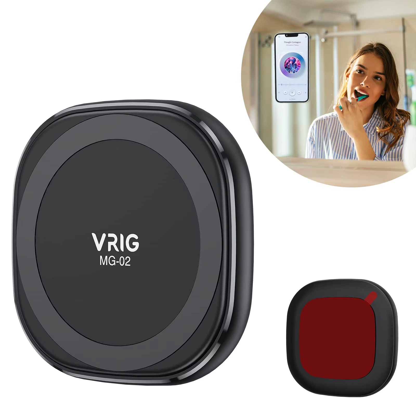 VRIG MG-02 MagSafe Magnetic Car Phone Holder1