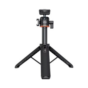 VRIG TP-06 Portátil Selfie Stick Trípode - Aleación de aluminio trípode extensible con 14 pulgadas de montaje de zapata fría y 360 ° Cabeza de bola giratoria para la cámara, teléfono, Vlog Setup1