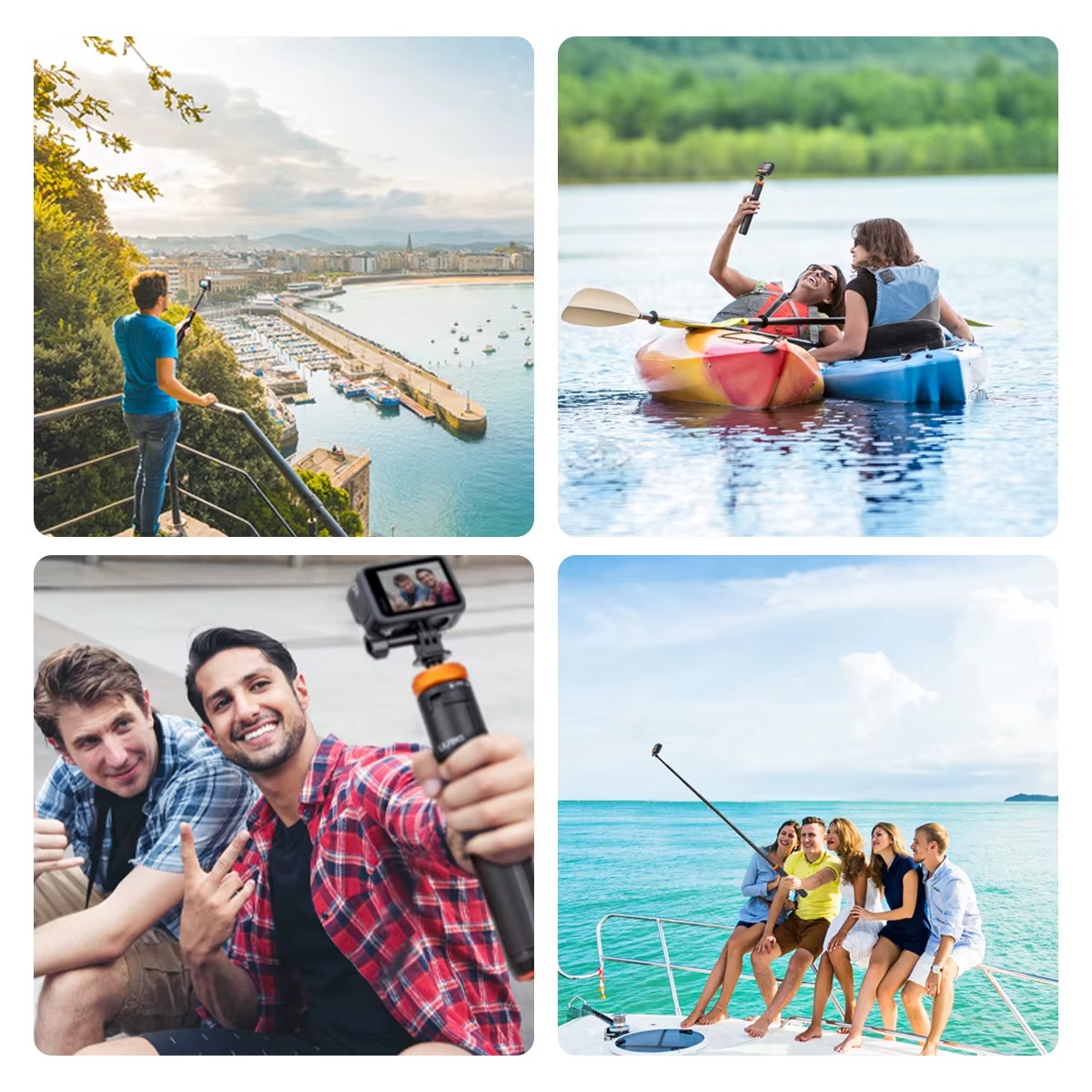 VRIG UURig TP-03 1.3M Extendable Selfie Stick Tripod for GoPro, DJI Osmo Action, Insta360 One R and Action Cameras6