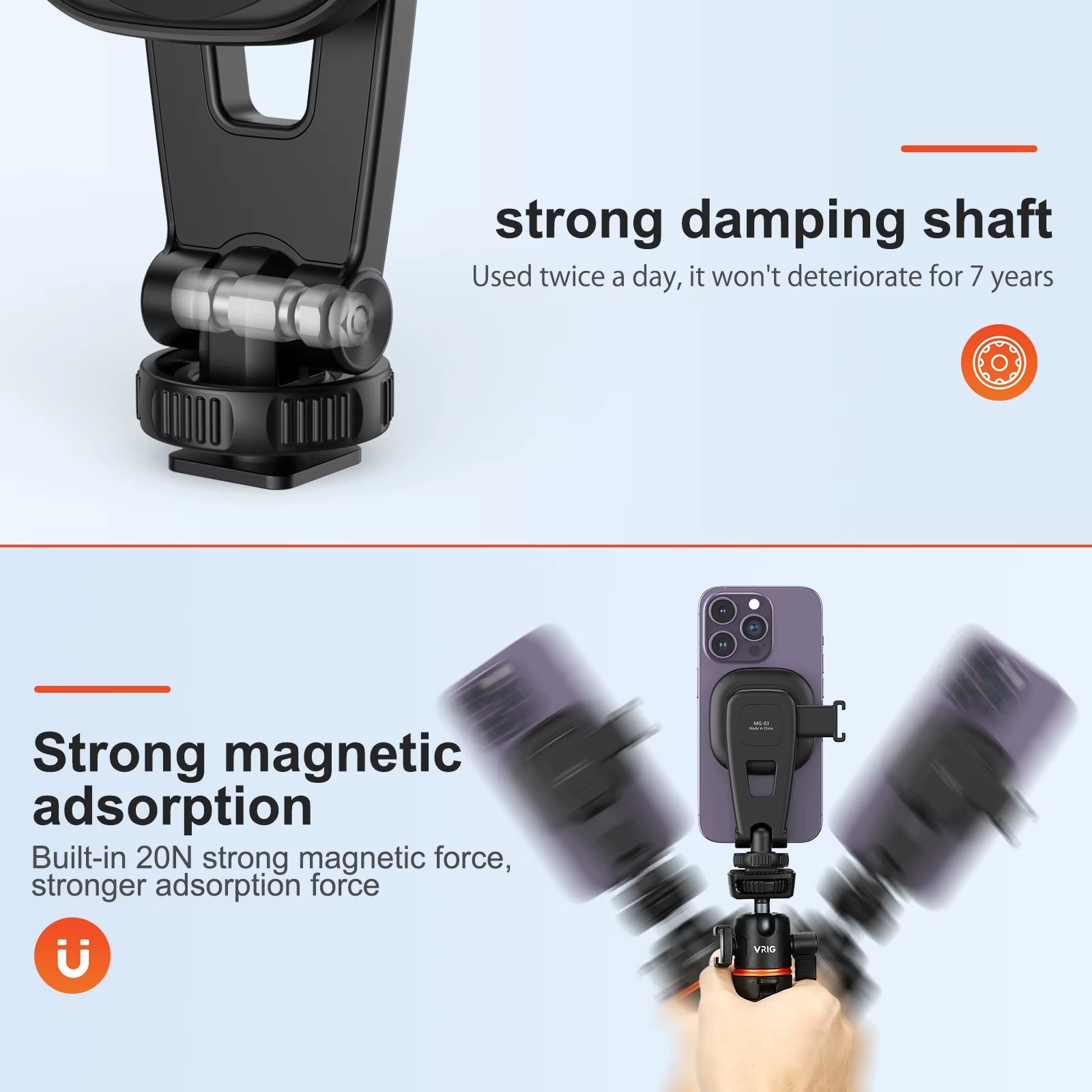 Vrig MG-03 Magnetic Phone Holder4