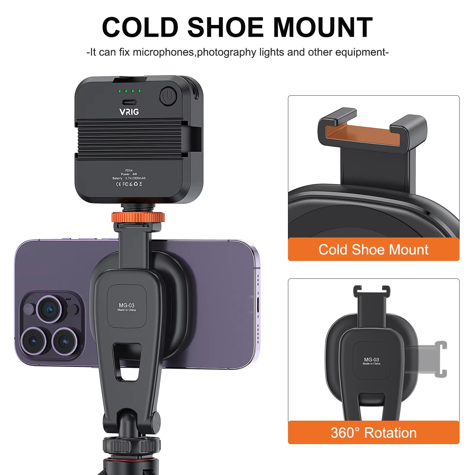 Vrig MG-03 Magnetic Phone Holder7