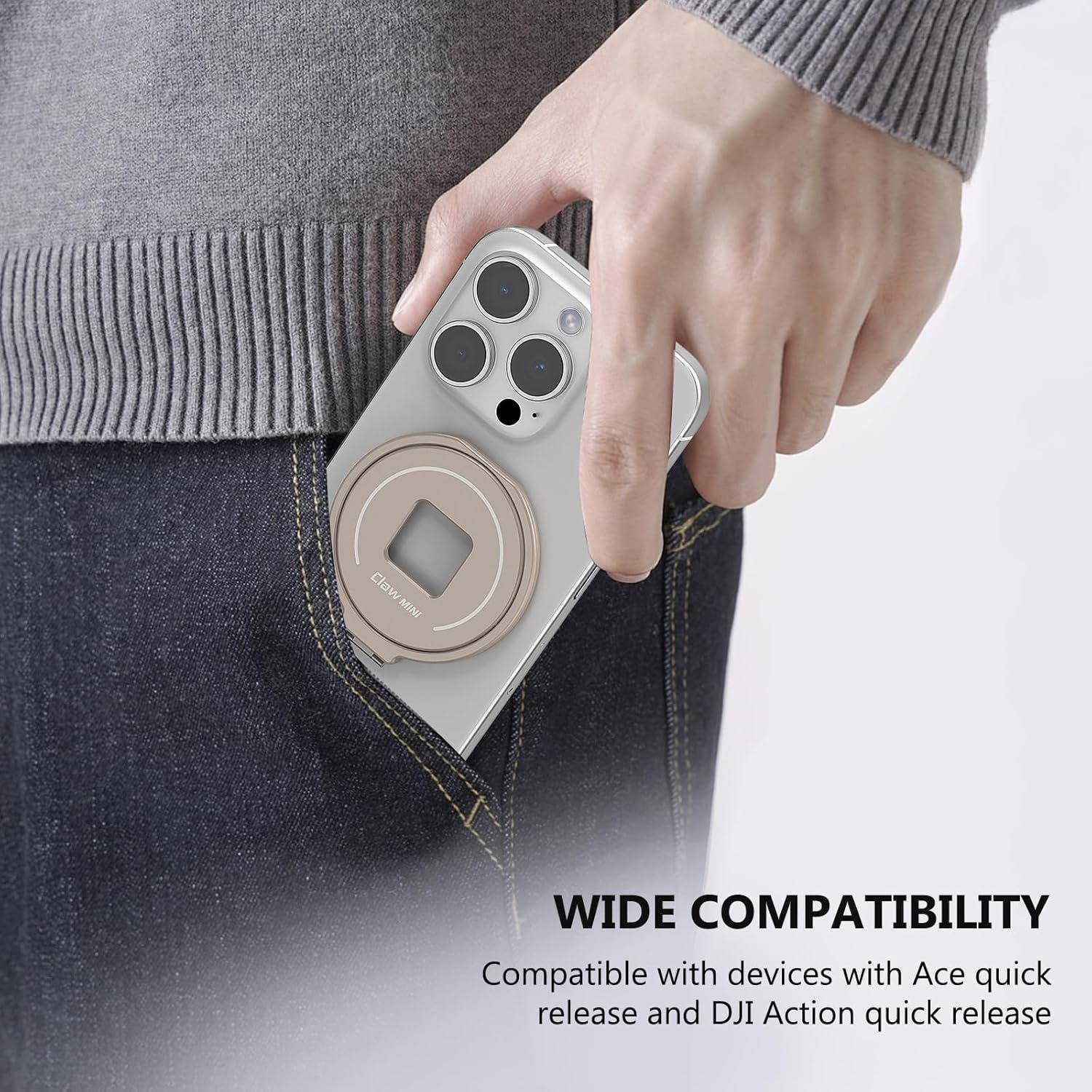 phone holder with ring